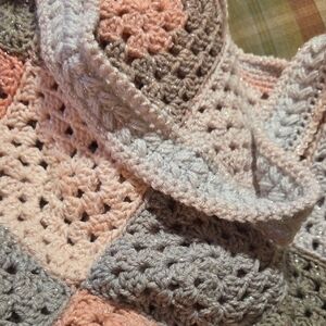 Crocheted Granny Square Purse